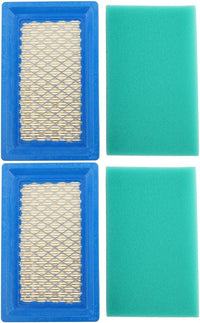 Hipa (Pack of 2) 17218-ZG9-M00 Air Filter + Pre Filter for HONDA GXV140 HR215 HRB215 HRC215 HRM195 HRM215 Lawn Mower