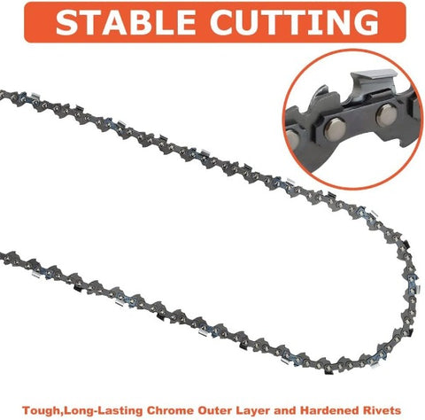 16 Inch Chain 3/8 LP .050 57 DL For S57 Echo CS290 CS300 CS305 CS306 CS310 CS370 CS400 CS352 Chainsaw # 91VXL057G 91PXL057G 91PX57CQ