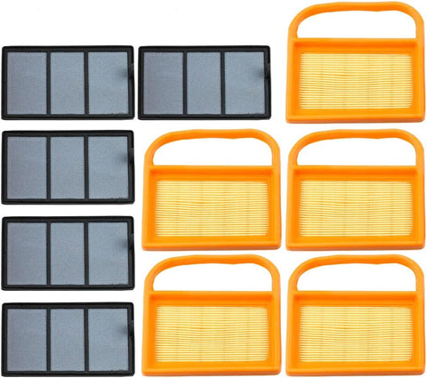 5-Pack Air Filter Set For Stihl TS410 TS420 TS480 TS500i Concrete Cut-Off Saws Replace 4238-141-0300 4238-140-1800 4238-140-4402