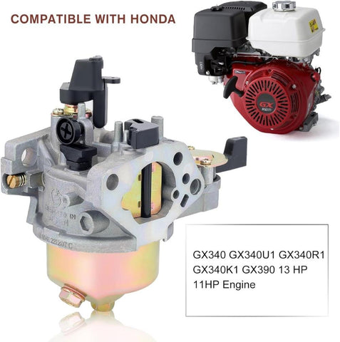 Carburetor Kit for Honda GX390 13HP GX340 11HP GX340U1 GX340R1 GX340K1 Engine Generator Lawn Mower # 16100-ZE3-V01 16100-ZF6-V00