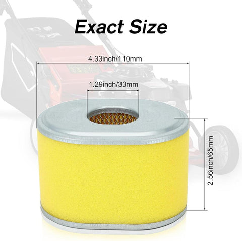 Hipa GX160 Air Filter for Honda GX 160 GX200 GX140 5 HP 5.5 HP 6 6.5 HP Engine Air Cleaner Replace 17210-ZE1-505 17210-ZE1-820 17210-ZE1-517