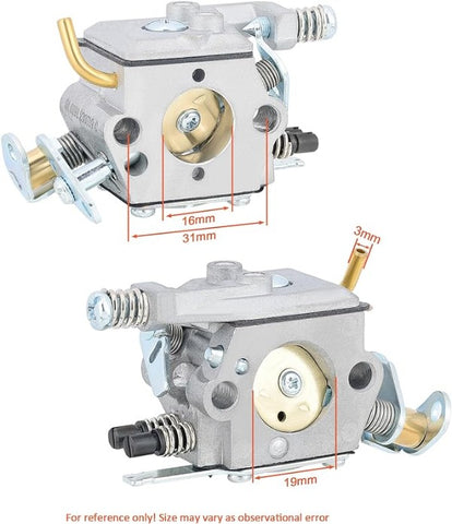 Hipa Carburetor for Husqvarna 36, 41, 136, 137, 141, 142 Chainsaw Replaces for W-29 WT-202 WT-239 WT-285 WT-289 WT-529