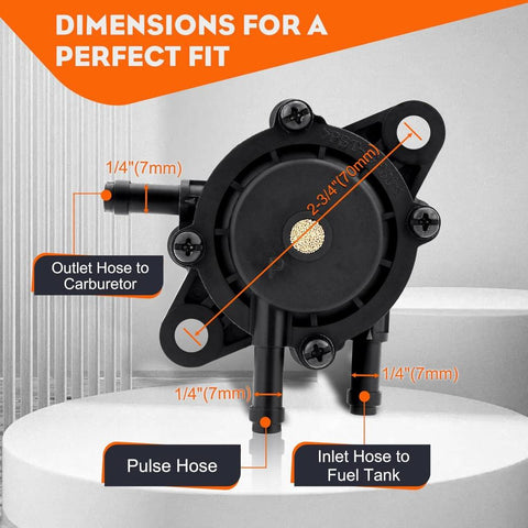 HIPA 491922 808656 Fuel Pump for 24 393 16-S 24 393 04-S LG808656 16700-Z0J-003 for Kohler CH17-CH25 CV17-CV25 CH730-CH740 CV730-CV740 17HP-25HP engine Lawn Mower