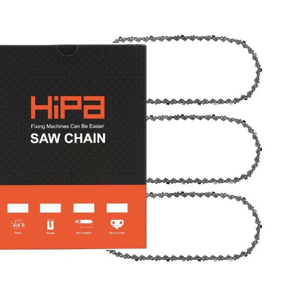 Hipa 14 Inch Chain 3/8 LP 050 50 DL for S50 Homelite EL-14 EL-12 EL-16 Stihl MS 230 250 Craftsman 41532 McCulloch 10E Chainsaw