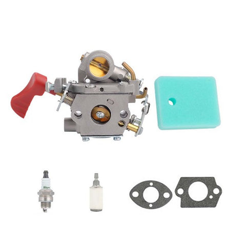 Hipa Carburetor Kit For Poulan Pro PP338PT PP133 PP335 PP333 PP330 PP033 33cc Gas Trimmer Weed Eater# 545189502 C1M-W44
