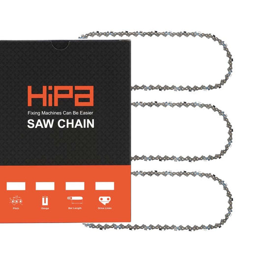 Hipa S52 14 Inch Chain 3/8 LP .050 52 DL For Husqvarna 120i 436Li 536LiXP Ryobi RY3714 Echo CS310 CS300 CS306 Chainsaw # 91VXL052G
