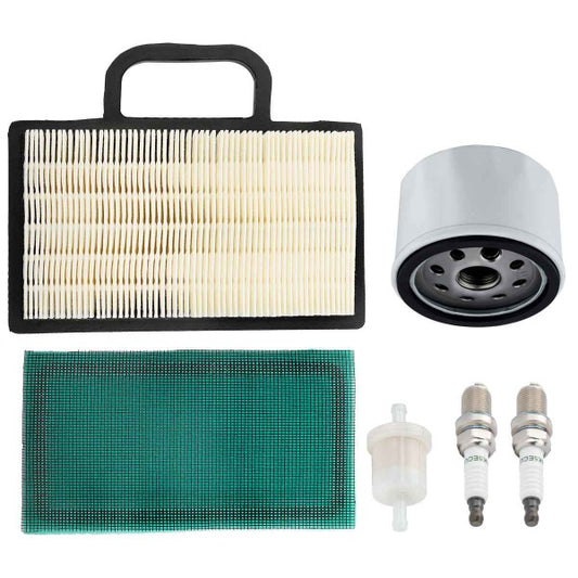Hipa 698754 273638 Air Filter 691035 Fuel Filter 696854 Oil Filter for Intek Extended Life Series V-Twin 18-26 HP Lawn Mower