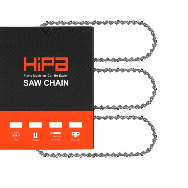 Hipa 12 Inch Chain 3/8 Pitch .050 48 DL For # S48 Homelite 192 200 240 xl-2 VI Super 2 Craftsman Remington Chainsaw # H37-34 63 PM3 34