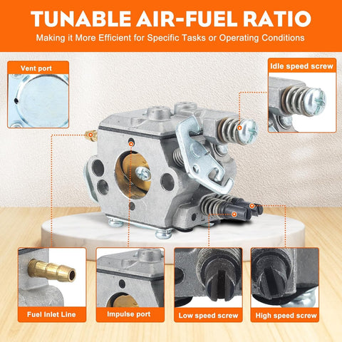 HIPA CARBURETOR COMPATIBLE WITH HUSQVARNA CHAINSAW