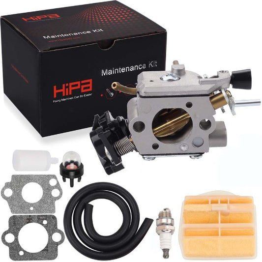 Hipa C1M-EL37B Carburetor Kit for Husqvarna 450E 450 445 445E Rancher Chainsaw Parts # 506 45 04-01