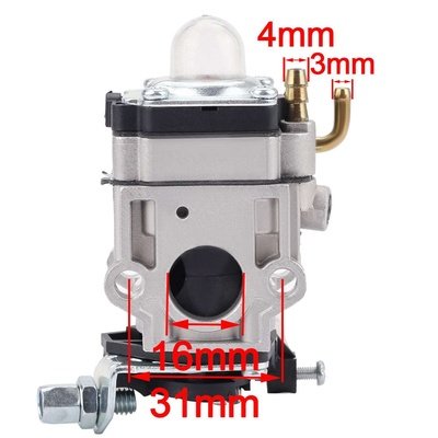 Hipa 300486 Carburetor Repair Kit for Earthquake E43 E43CE Auger MC43 MC43CE MC43E MD43 Tiller Cultivator WE43 WE43E Edger Powermate PEA438 PCV43