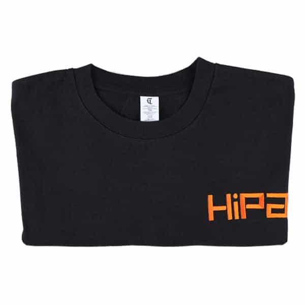 Hipa Black T-Shirt & Hat Kit, Cotton Crewneck Tee, Breathable (L, XL, XXL, XXXL)