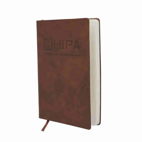 Hipa Journal Hardcover PU Notebook Brown