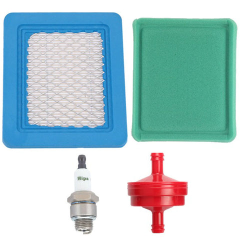 Hipa 493537s Air Filter Maintenance Kit for BS 625e 675ex 725ex Troy Bilt TB110 TB130 TB210 TB230 Lawn Mower # 493537 491435