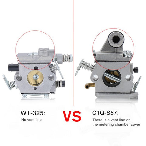 (Walbro type) Carburetor Kit with Ignition Coil For Stihl MS170 MS180 017 018 Chainsaw Replace 1130 120 0608 WT-325A WT-325
