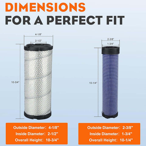 Hipa 11013-7044 11013-7045 Air Filter for KOHLER