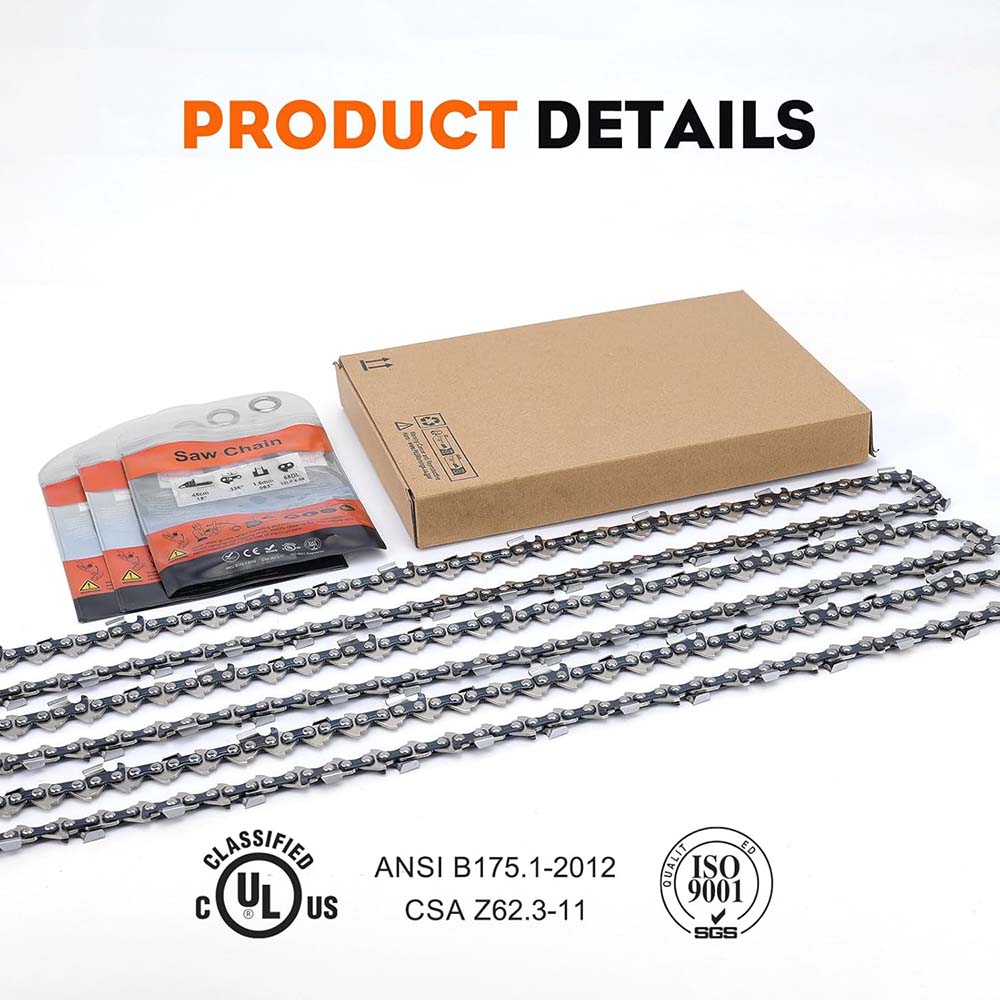 EXSHP | 18 Inch saw Chain | .325 | .063 | 68 Drive links | Semi EXSHP | 18 Inch saw Chain | .325 | .063 | 68 Drive links | Semi