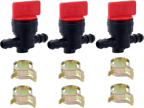 Hipa 494768 698183 Fuel Shut Off Valve for Kawasaki Engine FR691V John Deere D100 D105 D110 D120 D125 D130 D140 D150 D155 D160 D170 Lawn Tractor