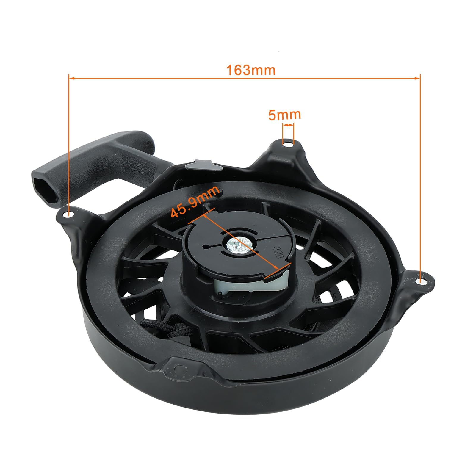 Hipa 497680 Rewind Recoil Starter Assembly for Toro 20010 20011 20021 20023 20023 20025 20027 20030 20494 Lawn Mower Replace BS 498144 31-068