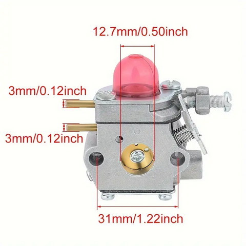 Hipa 753-06190 Carburetor Kit for Bolens BL110 for Walbro WT-973 Trimmer Tiller MTD M2510 M2500 BL110 BL160 H2500 Gas String Trimmer