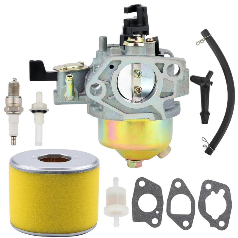 Hipa Carburetor Kit for Honda GX340 GX390 13HP 11HP Engine Mower Generator Pressure Washer # 16100-ZF6-V01 16100-ZF6-V00 with 17210-ZE3-505 Air Filter