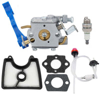 Carburetor Kit for C1Q-W37 Husqvarna 125B 125BVX 125BX 28CC Leaf Blower Replace 545081811 545112101 581798001