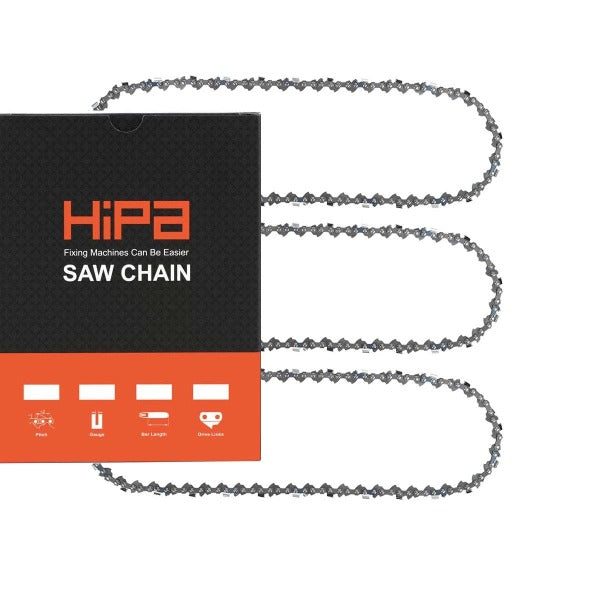 Hipa 16 Inch Standard Chain 3/8 LP .050 55 DL For Stihl MS170 MS180 MS181 MS191 MS210 MS230 MS211 017 018 McCulloch Chainsaw