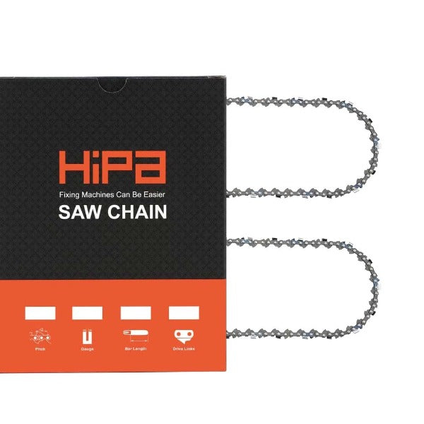 Hipa 18 Inch Chain 3/8 LP .050 60DL For #72LPX060G S60 Mcculloch Mac 3200 3214 3216 3516 400 310 140 Jonsered CS2135 CS2138 Chainsaw
