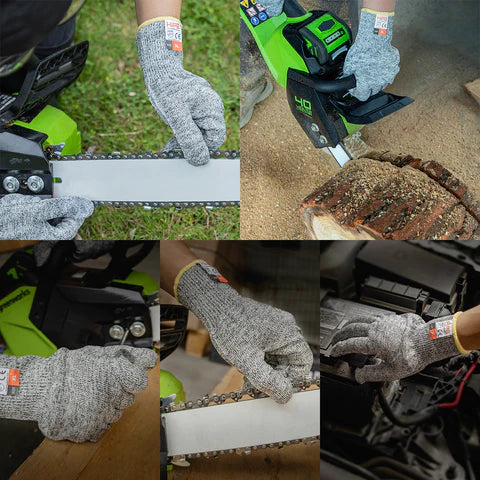 cut resistant gardening gloves Hipa Cut Resistant Multi Purpose Soft Safety Work Gardening Gloves (1-Pair, Size XL)