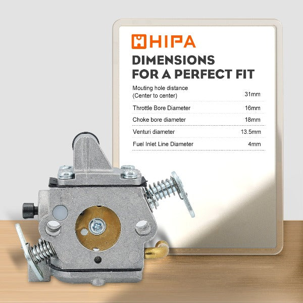 thumbnail image 2 of Carburetor For STIHL MS170, MS180, 017, 018 Chainsaws – ZAMA Compatible, QULOOX 2 of 2