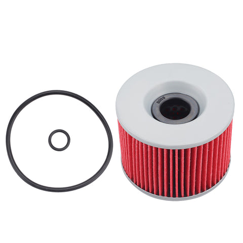 3x Oil Filter For KAWASAKI KZ440 KZ550 KZ650 KZ1000 KZ1100 Replace HF401 KN401