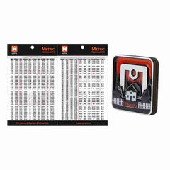 Hipa Metric Chart & Refrigerator Magnet For Home & Garden Enthusiasts.