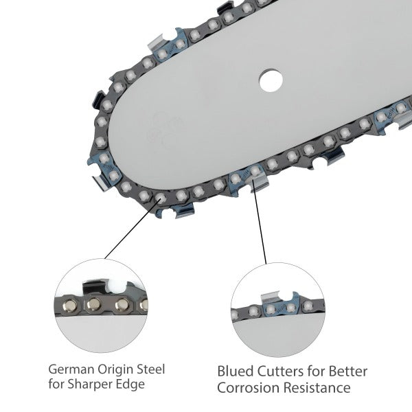 Hipa 12 Inch Chain 3/8 LP .043 45 DL For DeWalt DCCS620B DCCS620P1 Black Decker LCS1240 Husqvarna H38 120i T535iXP 535iXP 536LiXP Ryobi RY40500 Chainsaw # Replace 61PMM3 45