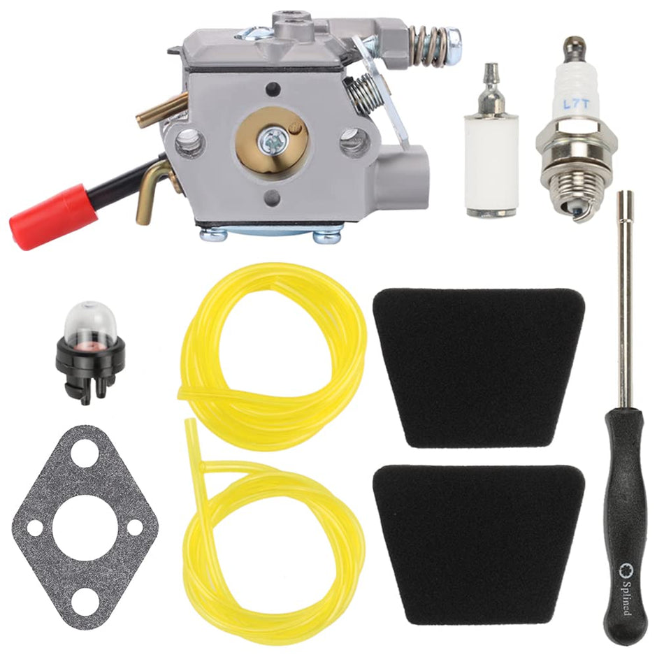 Carburetor & Kit For Poulan Pro BVM210VS, SM210VS - Replaces Zama C1U W45A, 545180811