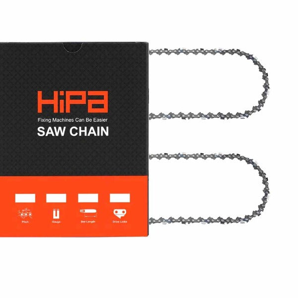 Hipa 16 Inch Chain 3/8 LP .050 59 DL For S59 Homelite UT10520 Super 2 240 245 XL-2 XL-10 XL-14 XL-16 200 VI Shinadaiwa E305AV Chainsaw