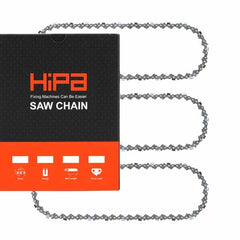 Hipa 14 Inch Chain 3/8 LP .050 49 DL For #91VXL049G S49 Poulan PLN1514 Mcculloch 3200 3214 3216 3516 Echo PPT-265 Cutting Chainsaw