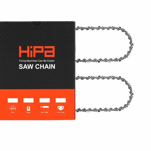 Hipa 12 Inch Chain 3/8 Pitch .050 48 DL For # S48 Homelite 192 200 240 xl-2 VI Super 2 Craftsman Remington Chainsaw # H37-34 63 PM3 34