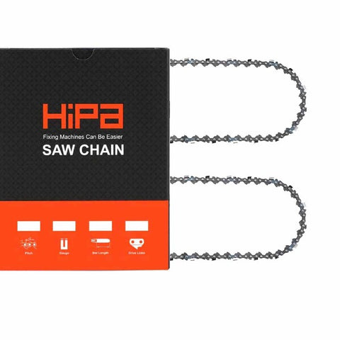 Hipa 16 Inch Chain 3/8 LP .050 54 DL For Troy-Bilt TB4016 TB4216 TB4218 McCulloch Mac 3200 3516 3214 3216 10E 12E 14E 16E Chainsaw #91VXL054G