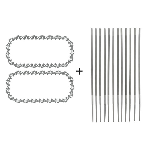 2x 14 Inch Chainsaw Saw Chain Blade Pitch 3/8LP 0.050 Gauge 52DL Drive 2x 14 Inch Chainsaw Saw Chain Blade Pitch 3/8LP 0.050 Gauge 52DL Drive