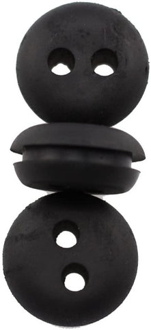 Hipa 2-Hole 19mm 3/4-inch Tank Hole Rubber Grommet for I.D x O.D: 3mm x5mm (Approx. 1/8" x 3/16") Fuel Lines fit Generator Lawn Mower Pressure Washer