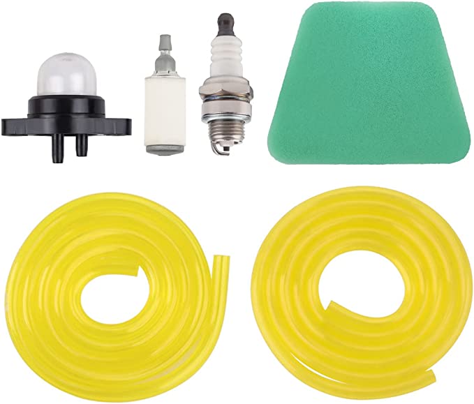 Hipa Air System Maintenance Kit For Poulan 2150 2075 2055 2050 2025 1975 1950 1900 Gas Chainsaw With 530037793 Air Filter + 188-513 Primer Bulb