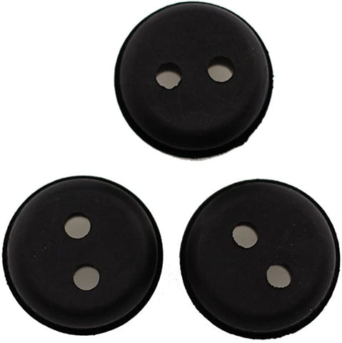 5-Pack 2-Hole 19mm 3/4-inch Tank Hole Rubber Grommet for I.D x O.D 3mm x5mm (Approx 1/8 x 3/16) Fuel Lines fit Generator Lawn Mower Pressure Washer