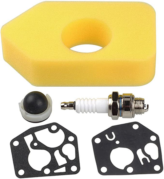 Hipa Air Filter Kit for 3.5-4.5 HP Classic Sprint Quattro Engine W 698369 Air Filter + 495770 795083 Gasket Diaphragm 694394 Primer Bulb