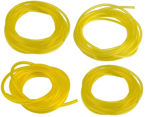 Hipa 4 Size 8-Feet-Long Fuel Line Hose Tube I.D. x O.D. 3/32" x 3/16" 1/8" x 3/16" 1/8" x 1/4" .080" x .140" for Poulan Craftman Chainsaw String Trimmer Blower