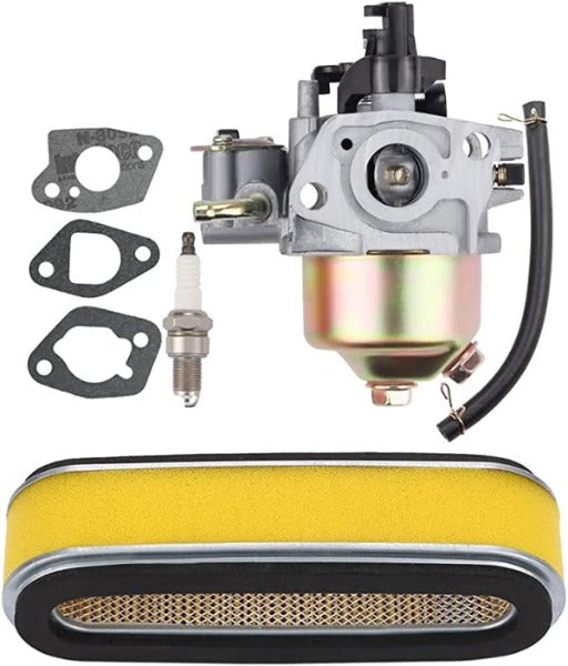 Hipa Carburetor with Air Filter Tune Up Kit for Honda GXV120 HR194 HR195 HR214 HR215 HRA214 HRA215 Lawn Mower