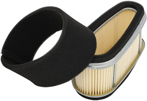 Hipa 11013-2110 Air Filter Fuel Filter for Kawasaki FC400V FC420V John Deere LX172 LX176 GT242 170 175 240 245 Lawn Mower # M97211 M74285