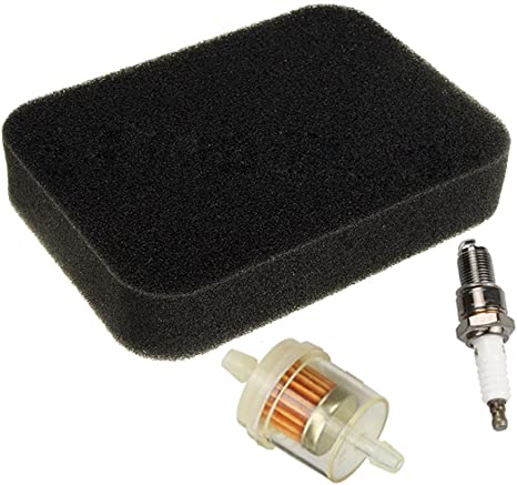 Hipa Air Filter for Generac GP5500 GP6500 GP6500E GP7500 GP7500E GP8000E H5500 H7500 RS5500 RS7000E Generator with Spark Plug Fuel Filter 466