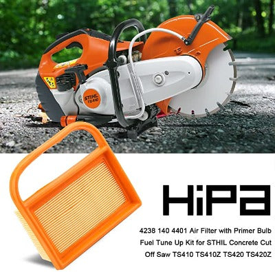 Hipa Air System Maintenance Kit for STIHL TS410 TS410Z TS420 TS420Z Concrete Cut Off Saw With 4238 140 4401 Air Filter