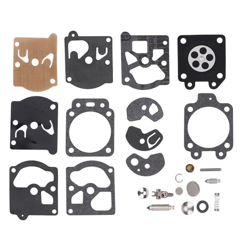 Carb Rebuild kit for K10-WAT Stihl Echo Homelite Husqvarna Chainsaw Trimmer Walbro WA WT Series Carburetor Gasket Diaphragm # 12310016330
