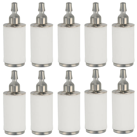 HIPA 10 Pack 530095646 Fuel Filter for Husqvarna 128LD 124 125 128 Series String Trimmer Brush Cuter Pole Pruner Edger